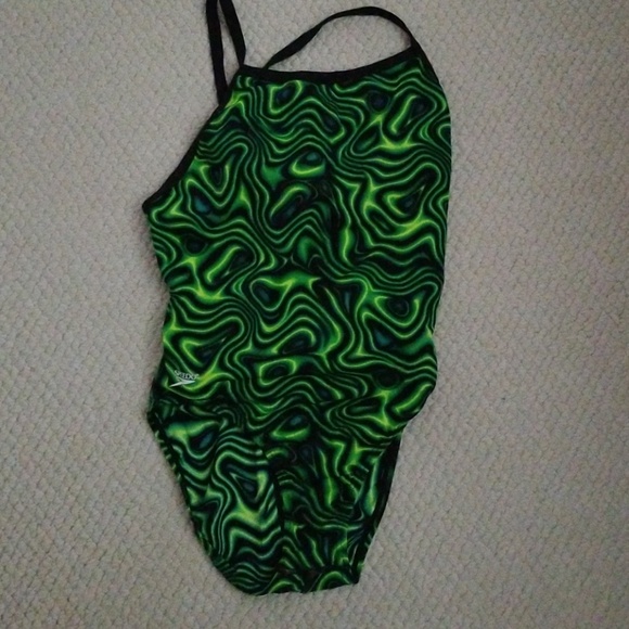 speedo green swimsuit